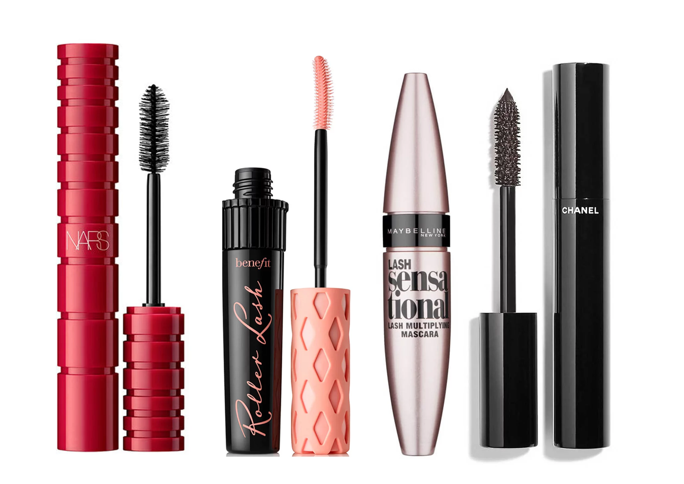 high end and drug store mascaras | Wedifys