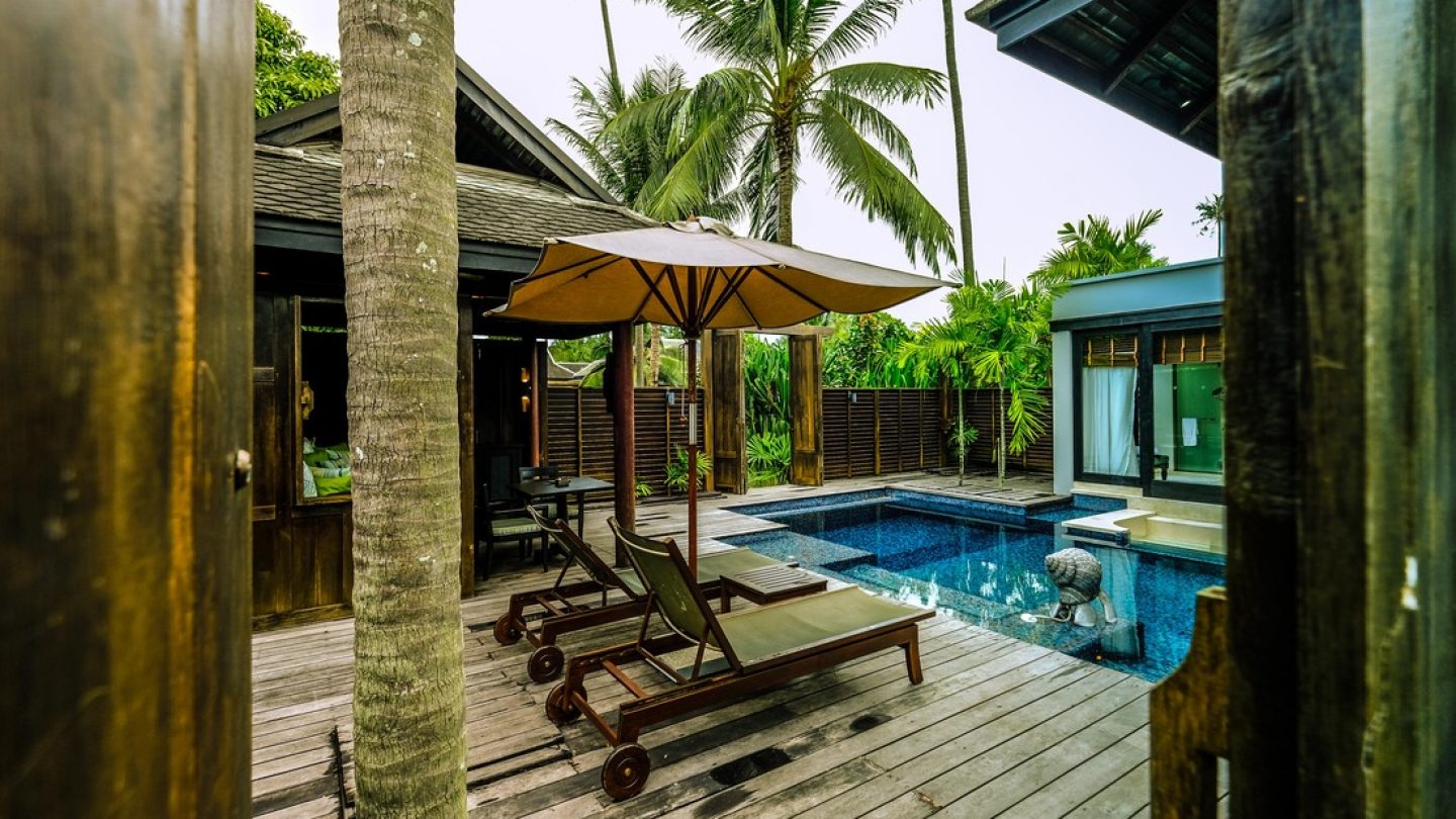 a separate swimming pool villa of the Anantara Mai Khao Phuket Villas | Wedifys