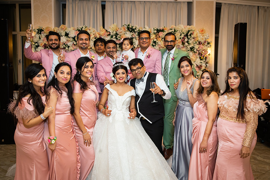 Rajesh and Shilpa Kothari with their friends and family celebrating their 25th anniversary in Baku | Wedifys