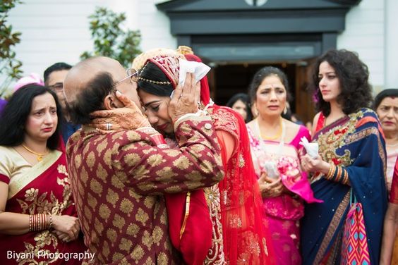 vidaai at an Indian wedding as part of the ceremony ritual | Wedifys