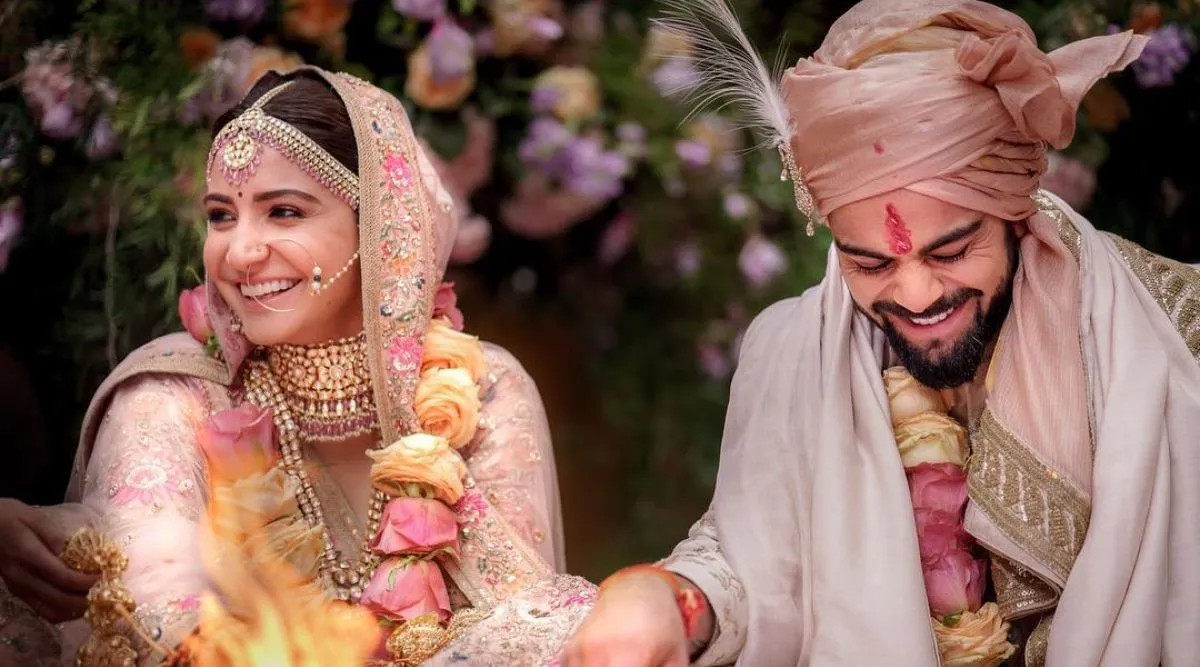 Happiest Virat Kohli and Anushka Sharma enjoying their wedding day | Wedifys