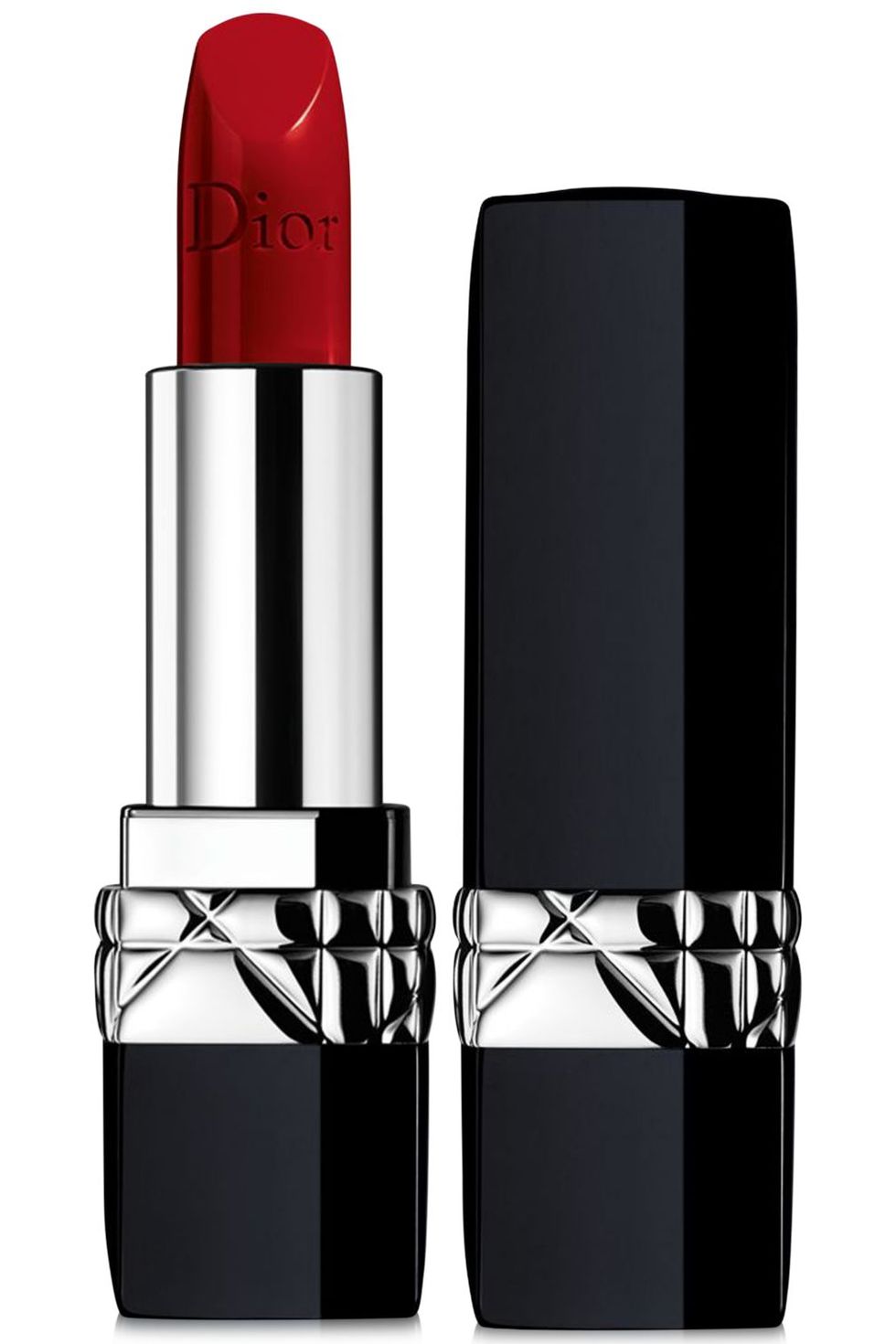 red lip color in the shade 999 by Dior | Wedifys