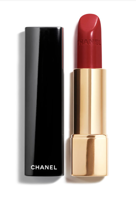 red lip color in the shade Rouge Allure by Chanel | Wedifys