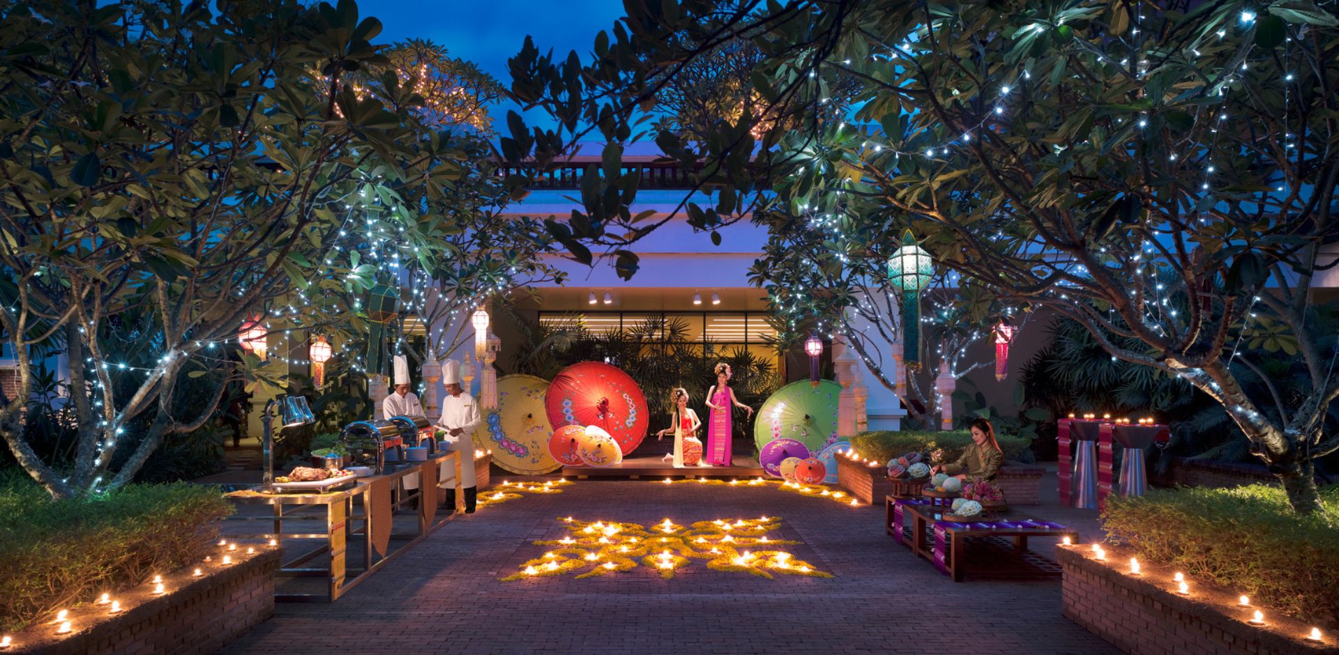 the secret garden at the Shangri-La Hotel in Bangkok | Wedifys
