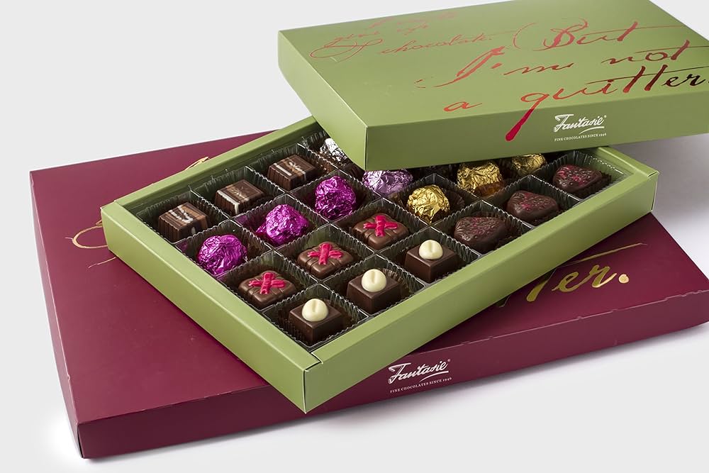 customized box of chocolates by Fantasie Chocolates | Wedifys