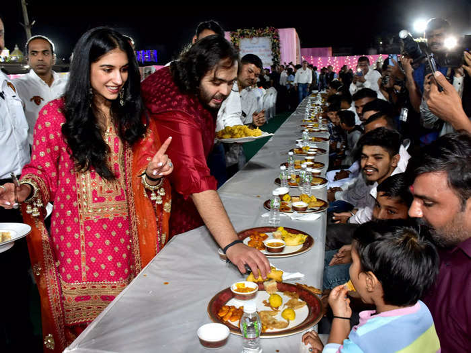 Ambani's Pre-Wedding Communal Dinner for 51,000 Residents