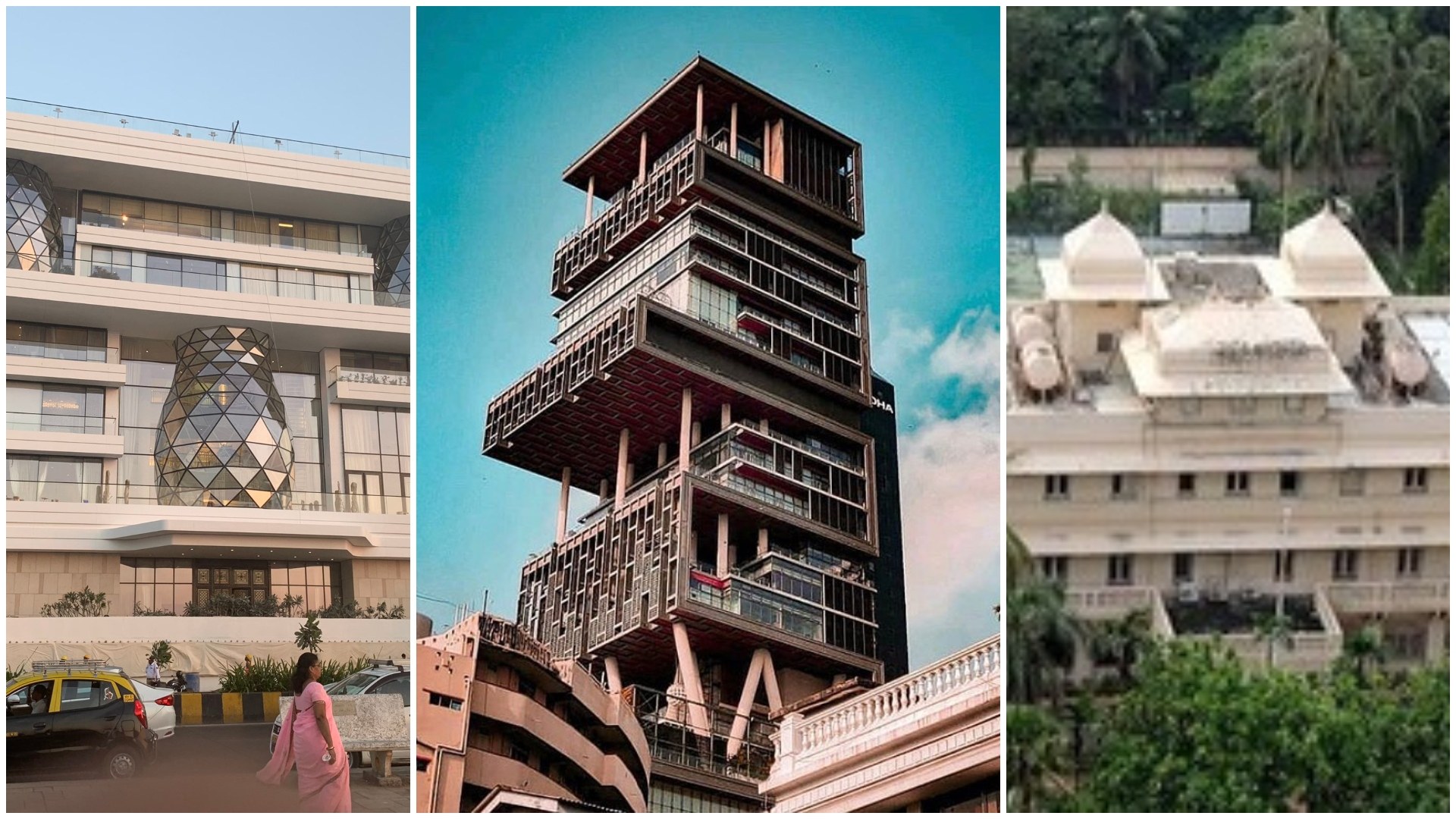 Amitabh Bachchan’s home, and Mukesh Ambani’s home | Wedifys