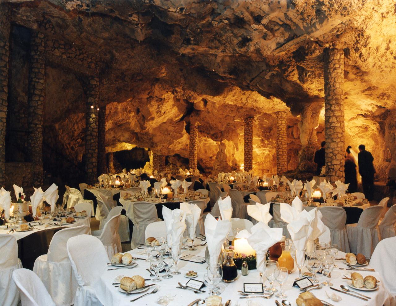 wedding décor inside a cave | Wedifys