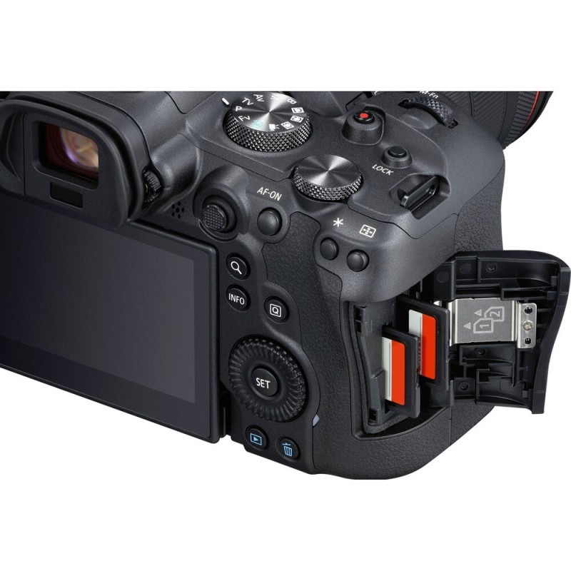 Canon EOS R6 dual memory card slot | Wedifys