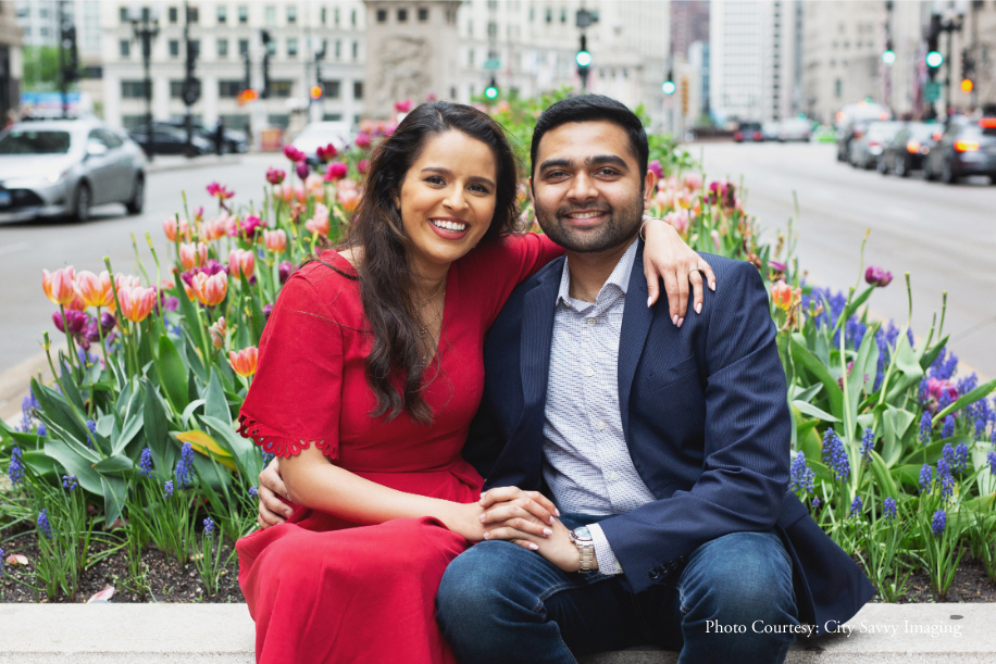 Zalak and Jeet on their dreamy rooftop proposal in Chicago | Wedifys