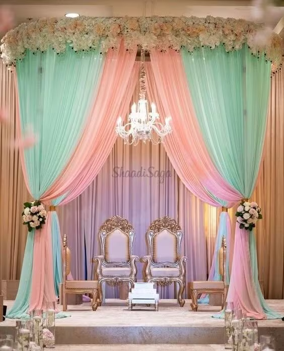 pastel colors for wedding décor | Wedifys