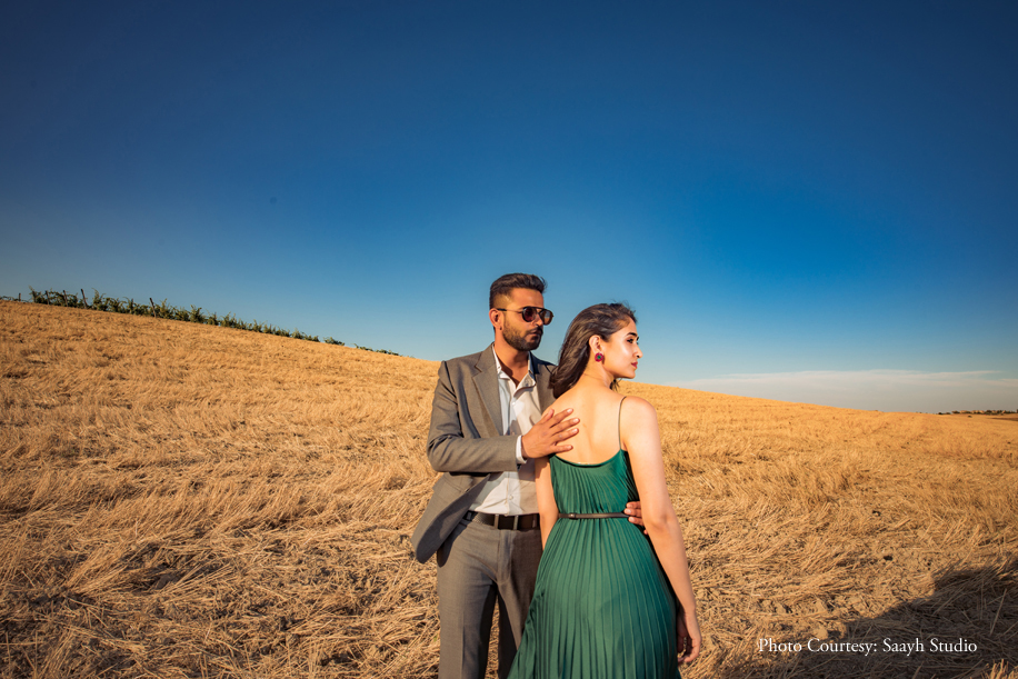 Tejaswini and Abhinga in their pre-wedding photoshoot in Tuscany, Italy | Wedifys