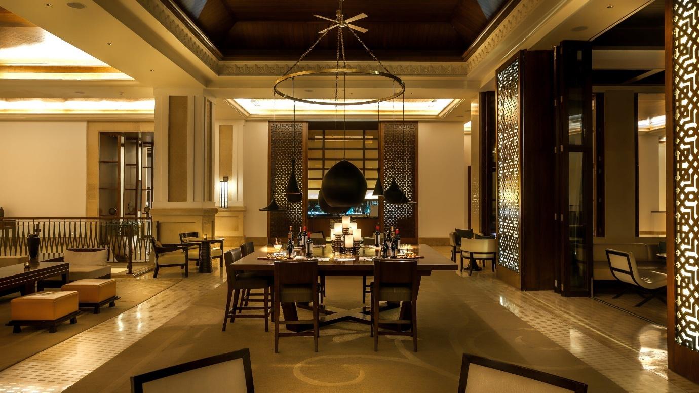 dining lounge of Grand Hyatt, Goa | Wedifys