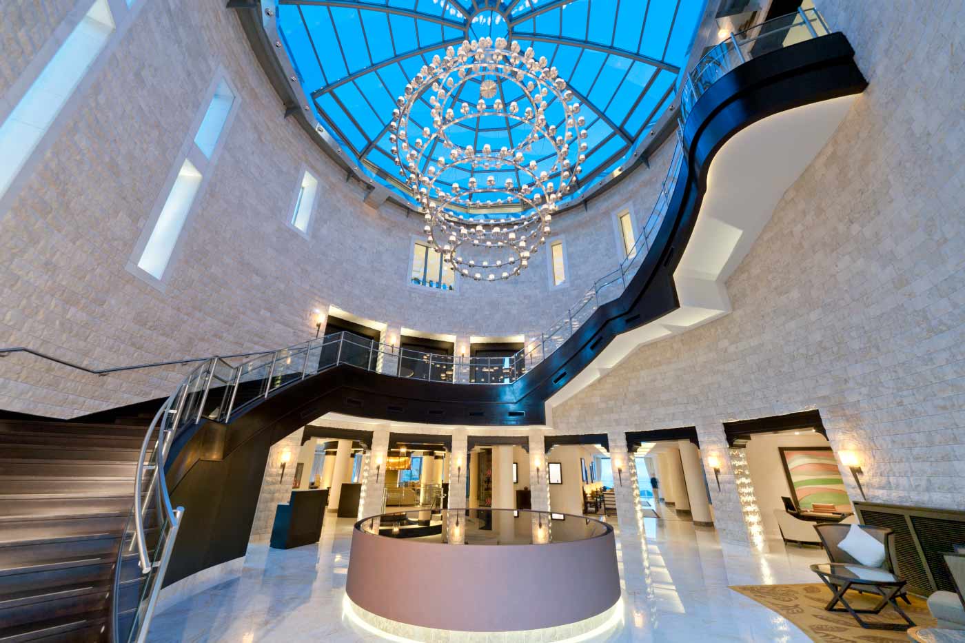 lobby of the Jumeirah Port Soller Hotel & Spa | Wedifys