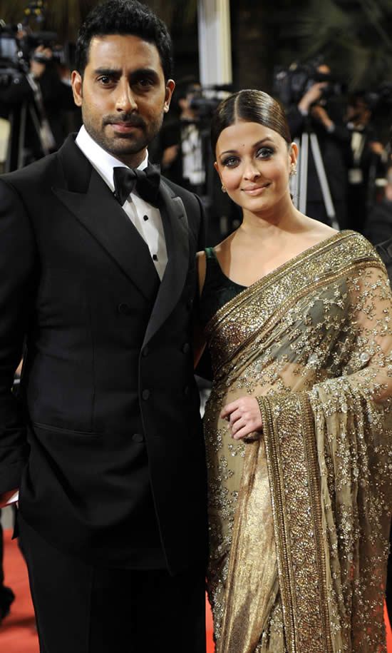 Aishwarya and Abhishek at the Cannes Film Festival | Wedifys