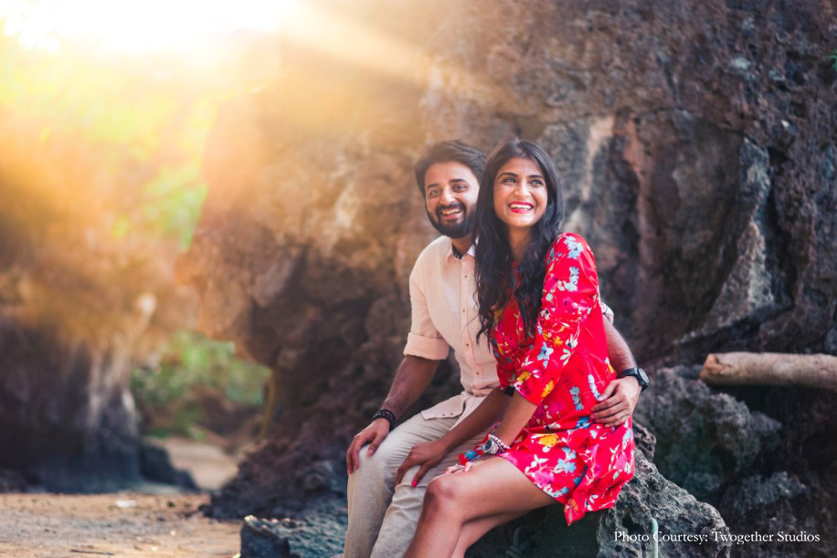 Nandini and Ajay in their pre-wedding photoshoot | Wedifys