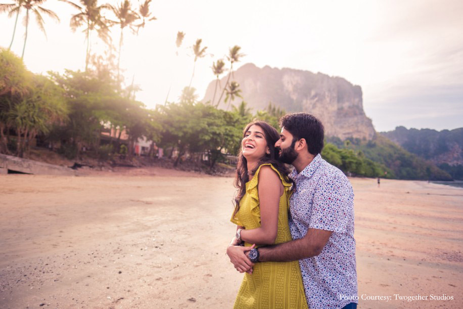 Nandini and Ajay in their pre-wedding photoshoot | Wedifys