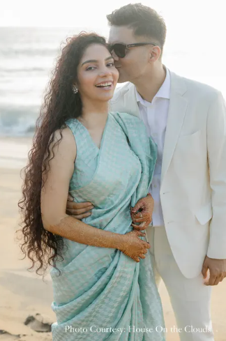 Akanksha and Akhil in their wedding photoshoot | Wedifys