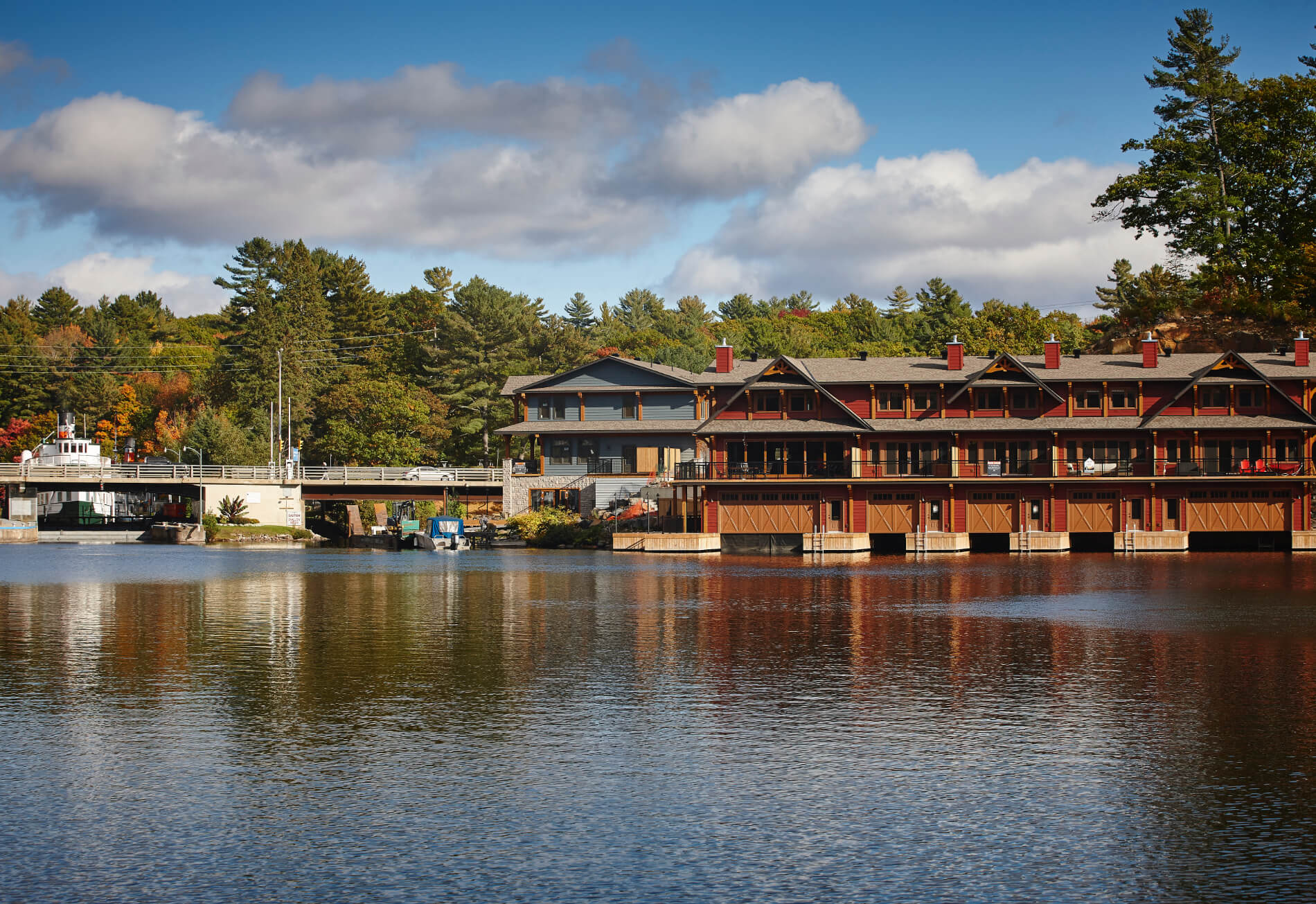 a view of Muskoka Lakes and town | Wedifys
