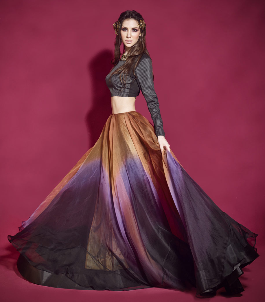 model showcasing clothes of M&K Couture Studio | Wedifys