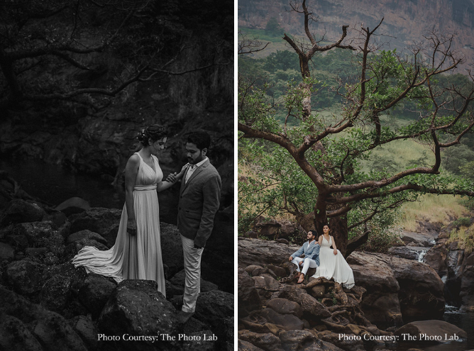 Sneha and Jignesh in their pre-wedding photoshoot near Pune, India | Wedifys