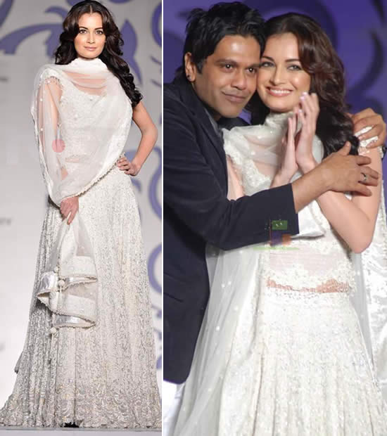 Dia Mirza along with Rocky S in the Amby Valley Bridal Week | Wedifys