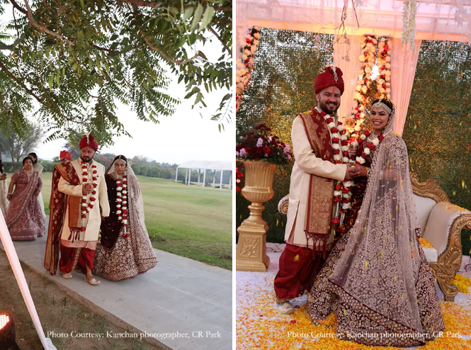 Shristi and Kartik in their wedding photoshoot | Wedifys