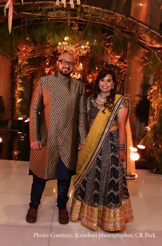 Shristi and Kartik in their Sangeet photoshoot | Wedifys