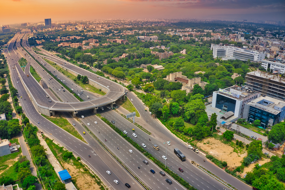 drone view of Gurugram, Haryana | Wedifys