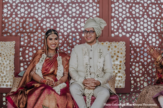 Rhea and Vikram in their wedding photoshoot | Wedifys