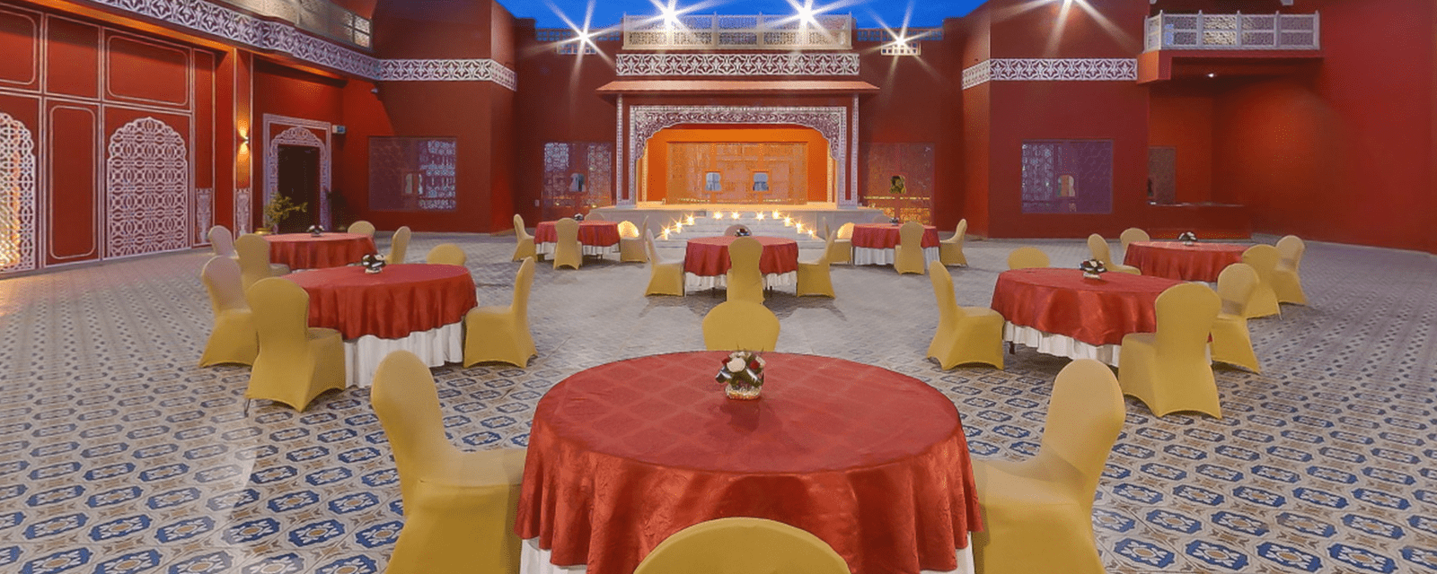 Banquet hall at the ITC Rajputana Jaipur | Wedifys