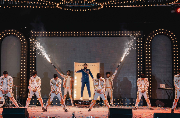 dancers performing at the Sangeet night at Treat Resort Silvassa, Daman | Wdifys