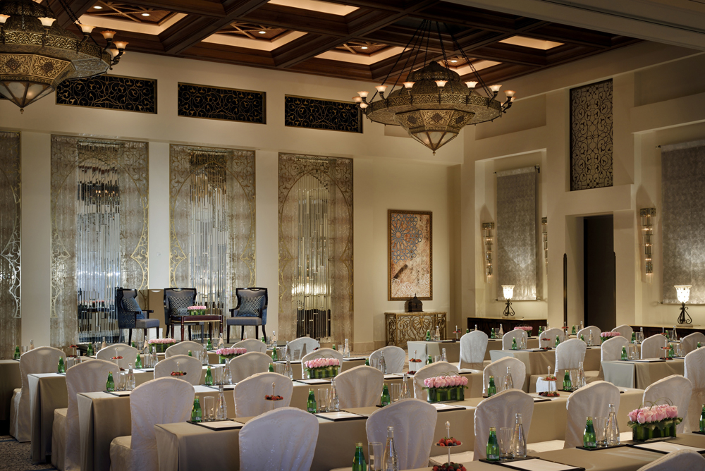 ballroom of the One&Only Royal Mirage in Dubai | Wedifys