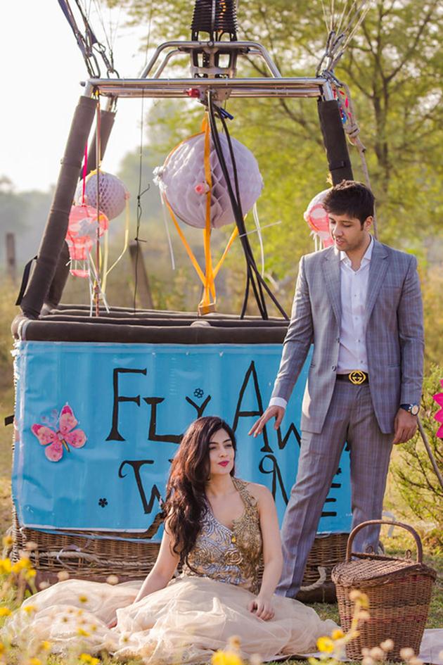 Arpita and her fiancé in their pre-wedding photoshoot | Wedifys