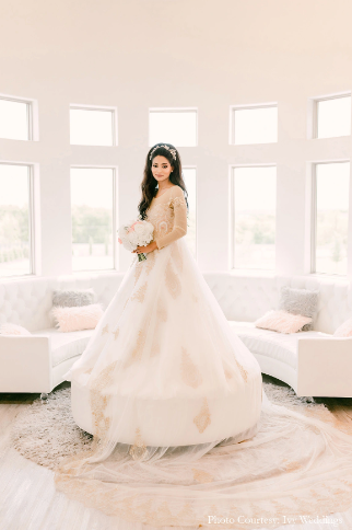 Ramya in her pre-wedding dress in Texas | Wedifys