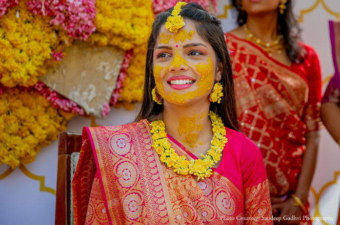 Aneri in her Haldi ceremony | Wedifys
