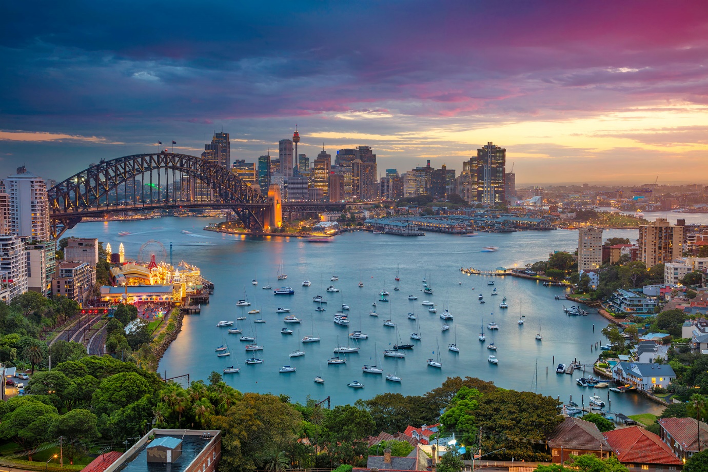aerial view of Sydney, Australia | Wedifys