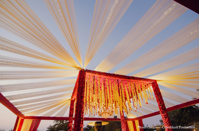 décor for the wedding at the ITC Grand Bharat | Wedifys