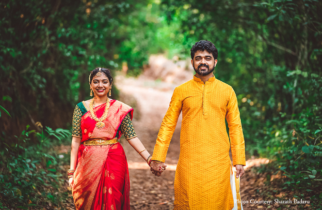 Harini and Venu in their wedding shoot | Wedifys