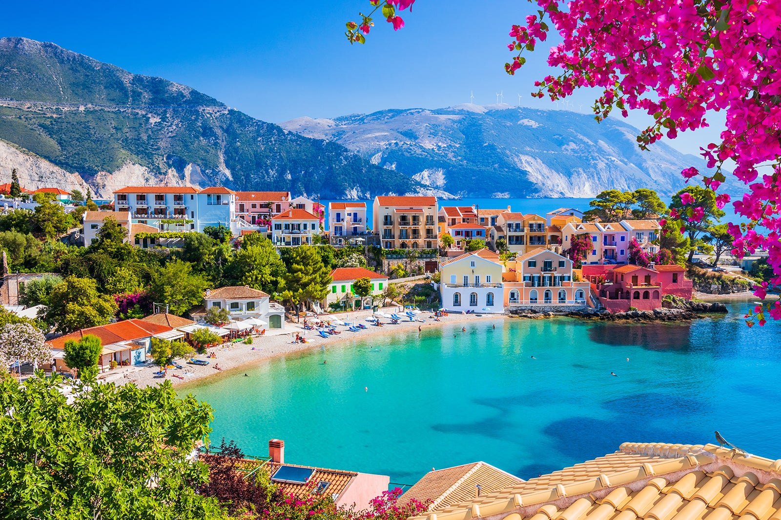 aerial view of Kefalonia in Greece | Wedifys