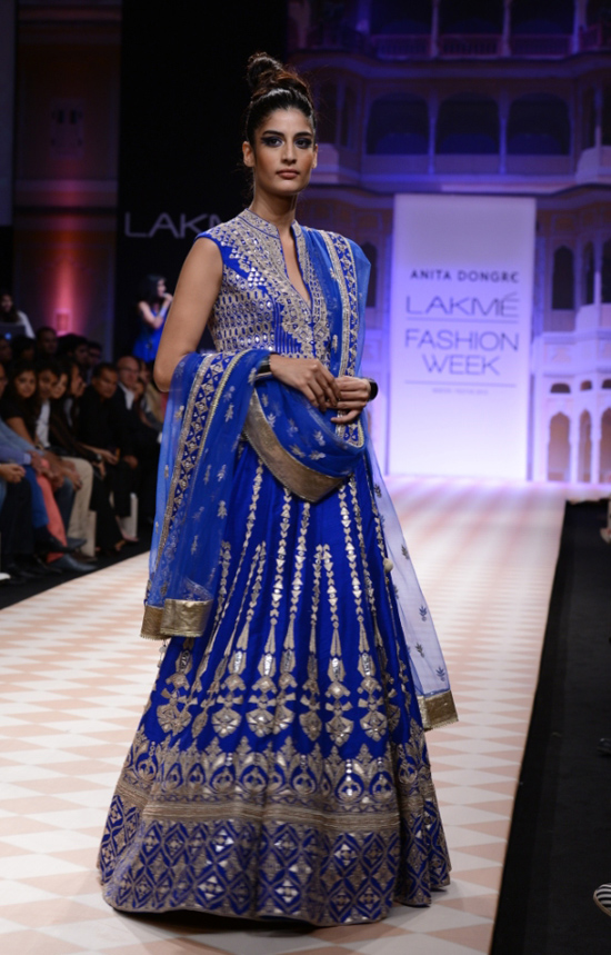 models showcasing Anita Dongre’s collection for LFW 2013 | Wedifys