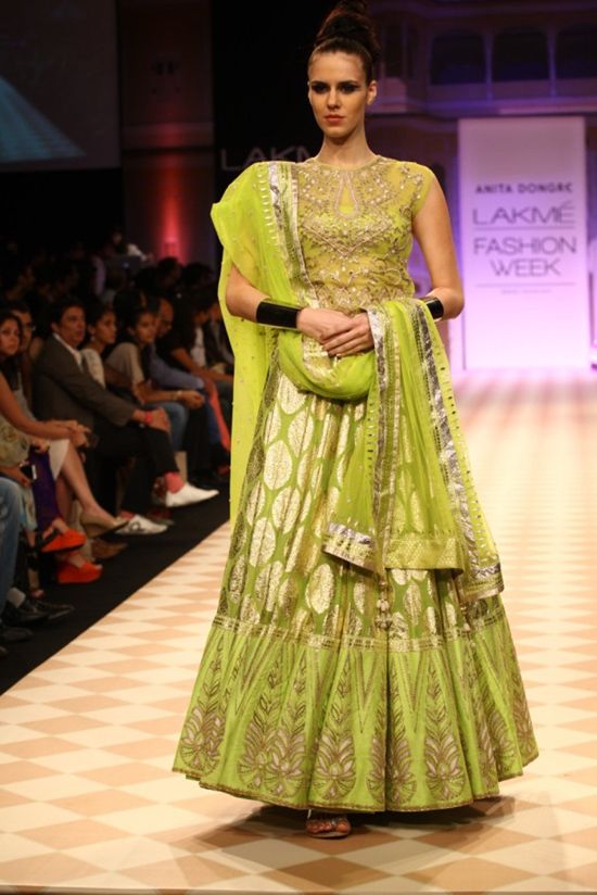 models showcasing Anita Dongre’s collection for LFW 2013 | Wedifys