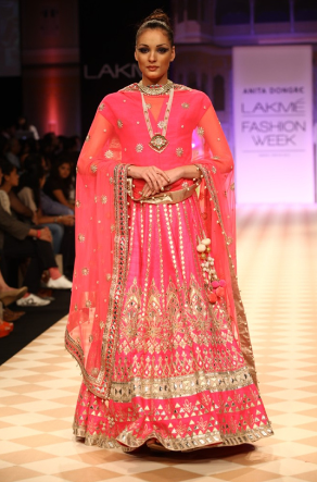 models showcasing Anita Dongre’s collection for LFW 2013 | Wedifys