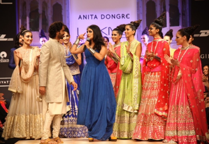 models showcasing Anita Dongre’s collection for LFW 2013 | Wedifys