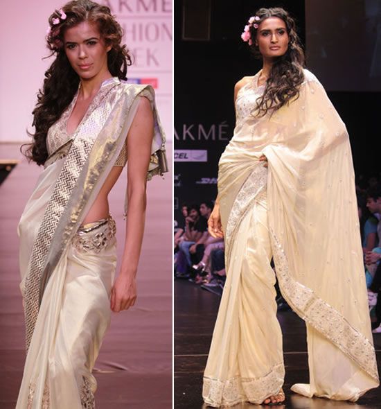 models showcasing Anita Dongre’s dresses for LFW 2011 | Wedifys