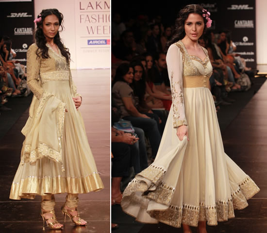 models showcasing Anita Dongre’s dresses for LFW 2011 | Wedifys