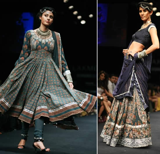 models showcasing Anita Dongre’s dresses for LFW Rajasthan | Wedifys