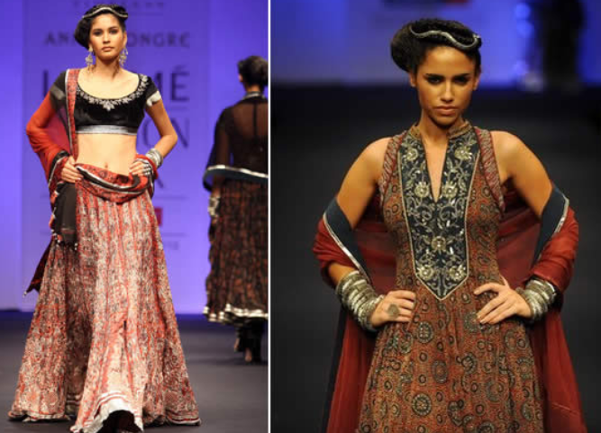 models showcasing Anita Dongre’s dresses for LFW Rajasthan | Wedifys