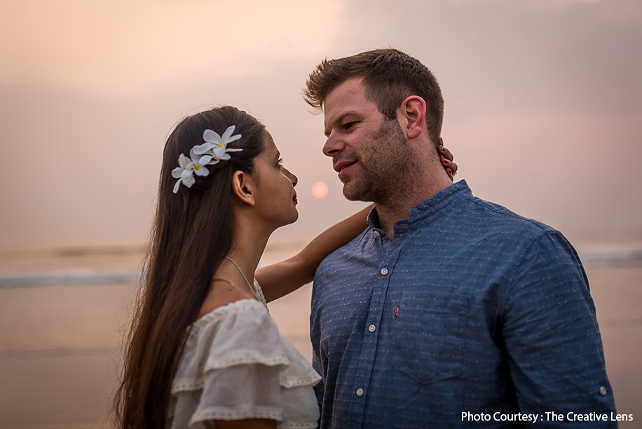 Anjali and Kyle in their pre-wedding shoot in Goa | Wedifys