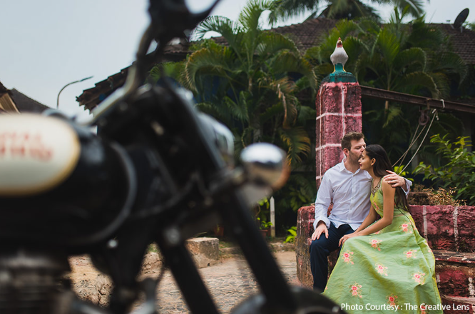 Anjali and Kyle in their pre-wedding shoot in Goa | Wedifys